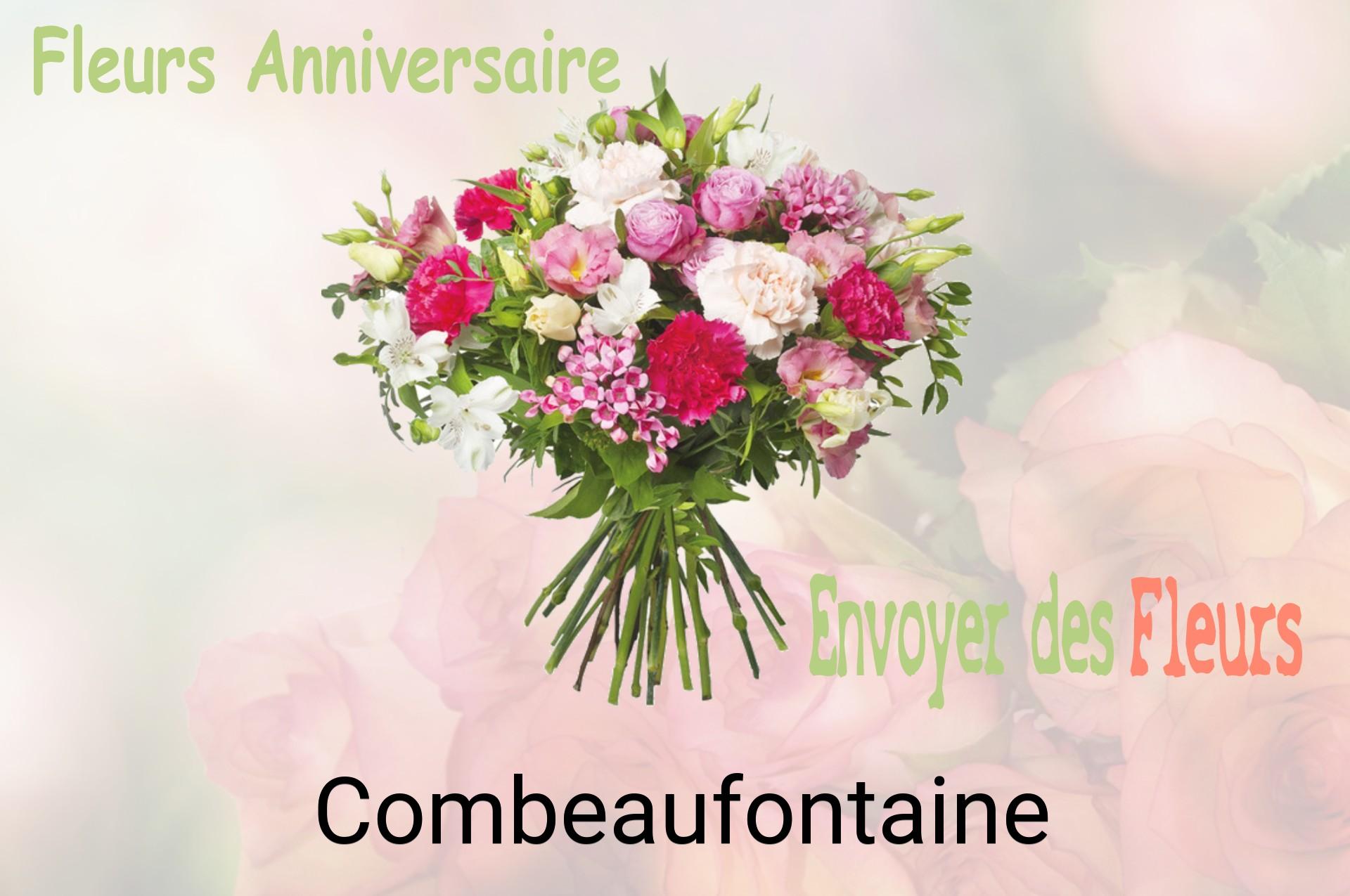Bouquet de fleurs d’anniversaire livré à Combeaufontaine