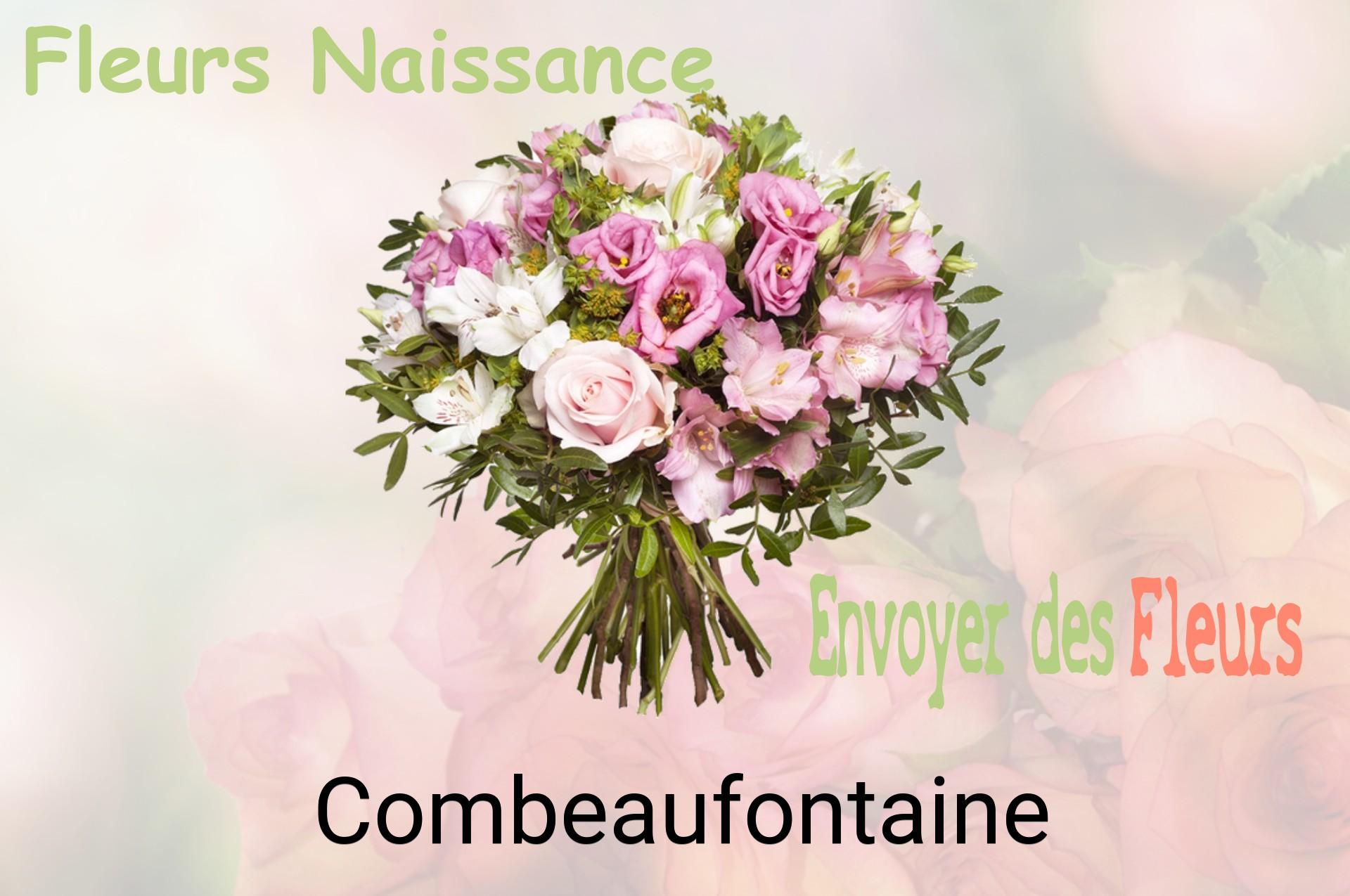 Bouquet de fleurs de naissance livré à Combeaufontaine